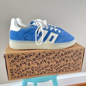 Back 70 Boston 2505 Sneakers Blue Suede Women’s Size 39